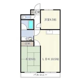 コーポ池田【3階】の間取り