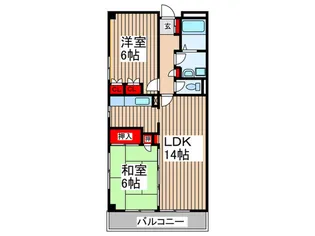 ステーションプラザ2【7階】の間取り