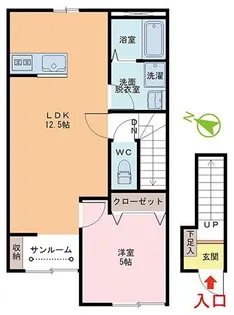 Ciel Breton【2階】の間取り