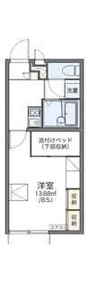 レオパレスエバーグリーン【2階】の間取り