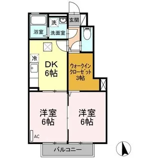 メゾン・ラ・フォルテ【1階】の間取り