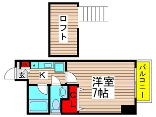 メゾン朋泉五反野【5階】の間取り