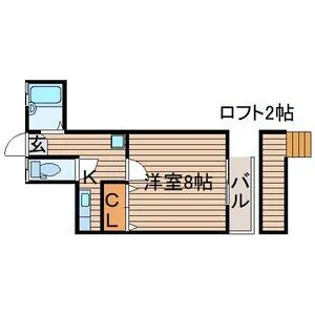 マリンパレット【1階】の間取り