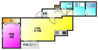 lily高宮(リリータカミヤ)【1階】の間取り