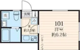 ミレハイムB【1階】の間取り