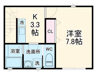 ヴァンベール【2階】の間取り