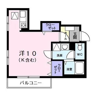 アクテュエル・メゾン【1階】の間取り
