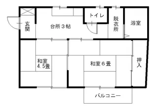 コーポいまい【2階】の間取り