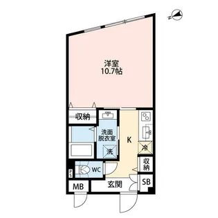 フォーラム大森北【1階】の間取り
