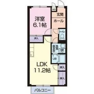 Green Arcadia【2階】の間取り