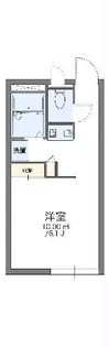 レオパレスクラージュ【1階】の間取り