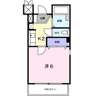 ドミール関空【3階】の間取り