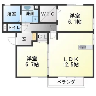 プリマヴェーラ【3階】の間取り