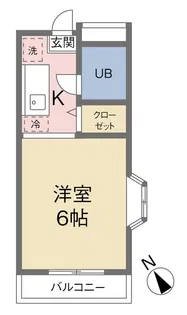 ポナール平方【3階】の間取り