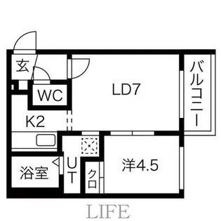Marisol宮の沢【2階】の間取り