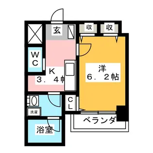 サクセス【2階】の間取り