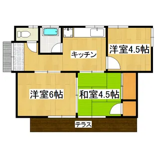 栃木県宇都宮市宝木町2【一戸建】の間取り