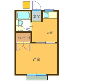コーポワタナベ【2階】の間取り