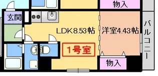 グレイス大町【4階】の間取り