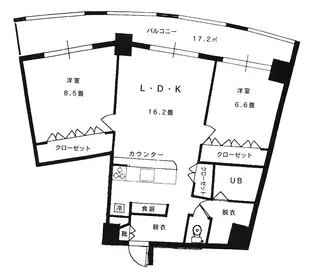 EAST VILLAGE【3階】の間取り