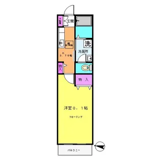 Heal creek(ヒールクリーク)【2階】の間取り