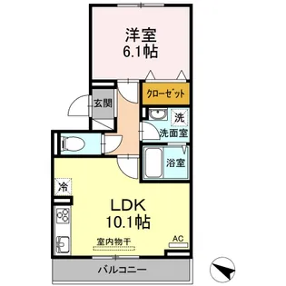 D-room内山I【2階】の間取り