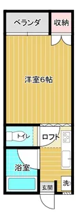 エスコート下三緒【2階】の間取り