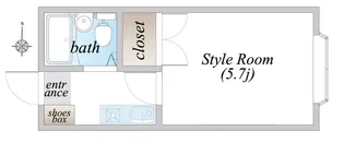 ロイヤルコートII【1階】の間取り