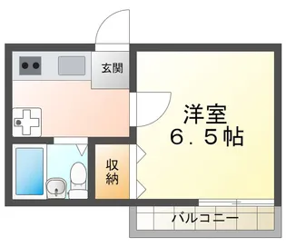 コーエイハイツ【1階】の間取り