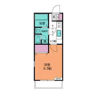 カネヤフィールド【1階】の間取り