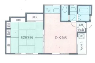 神奈川県川崎市幸区古市場【アパート】の間取り