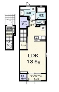 デスパシオK【2階】の間取り