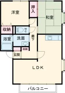 サンガーデンイママンF【2階】の間取り