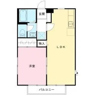 ボヌール【1階】の間取り