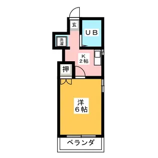 ロジュマン国府宮【3階】の間取り
