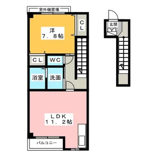 ルミエール【1階】の間取り