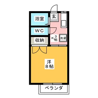 エステート平井【2階】の間取り