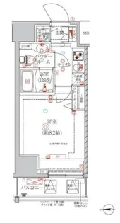 アルテシモ クルセ【7階】の間取り