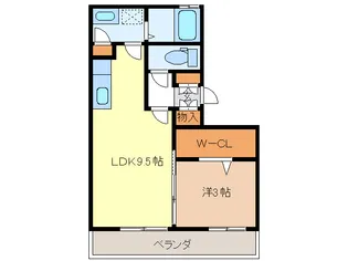 リビングタウンさくらだ【3階】の間取り