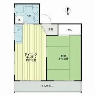 江ノ島シーサイドマンション【3階】の間取り