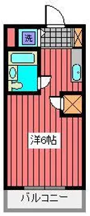 1Kの間取り画像