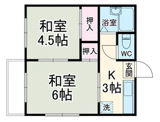 コスモハイツベアー【2階】の間取り
