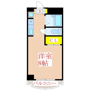 エミネンス隼人塚【1階】の間取り