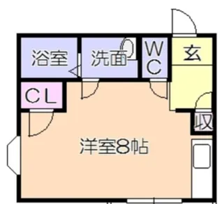渡辺第2ビル【3階】の間取り