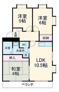 サンライズ湘南【1階】の間取り