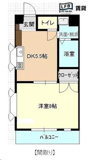 ハイツグリーンヒル【4階】の間取り
