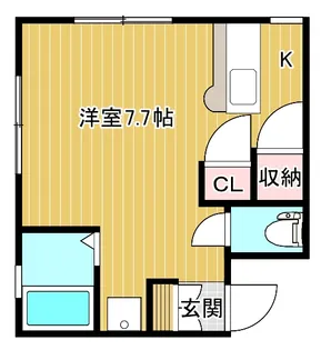 スプリングハイツ【1階】の間取り