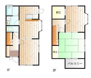 広島県広島市安佐南区大町西1【一戸建】の間取り