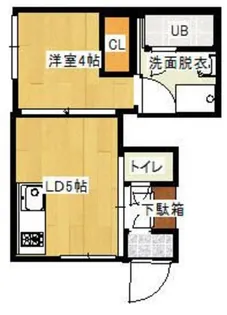 ミライズコート【1階】の間取り