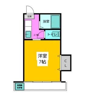 井上ビル【2階】の間取り